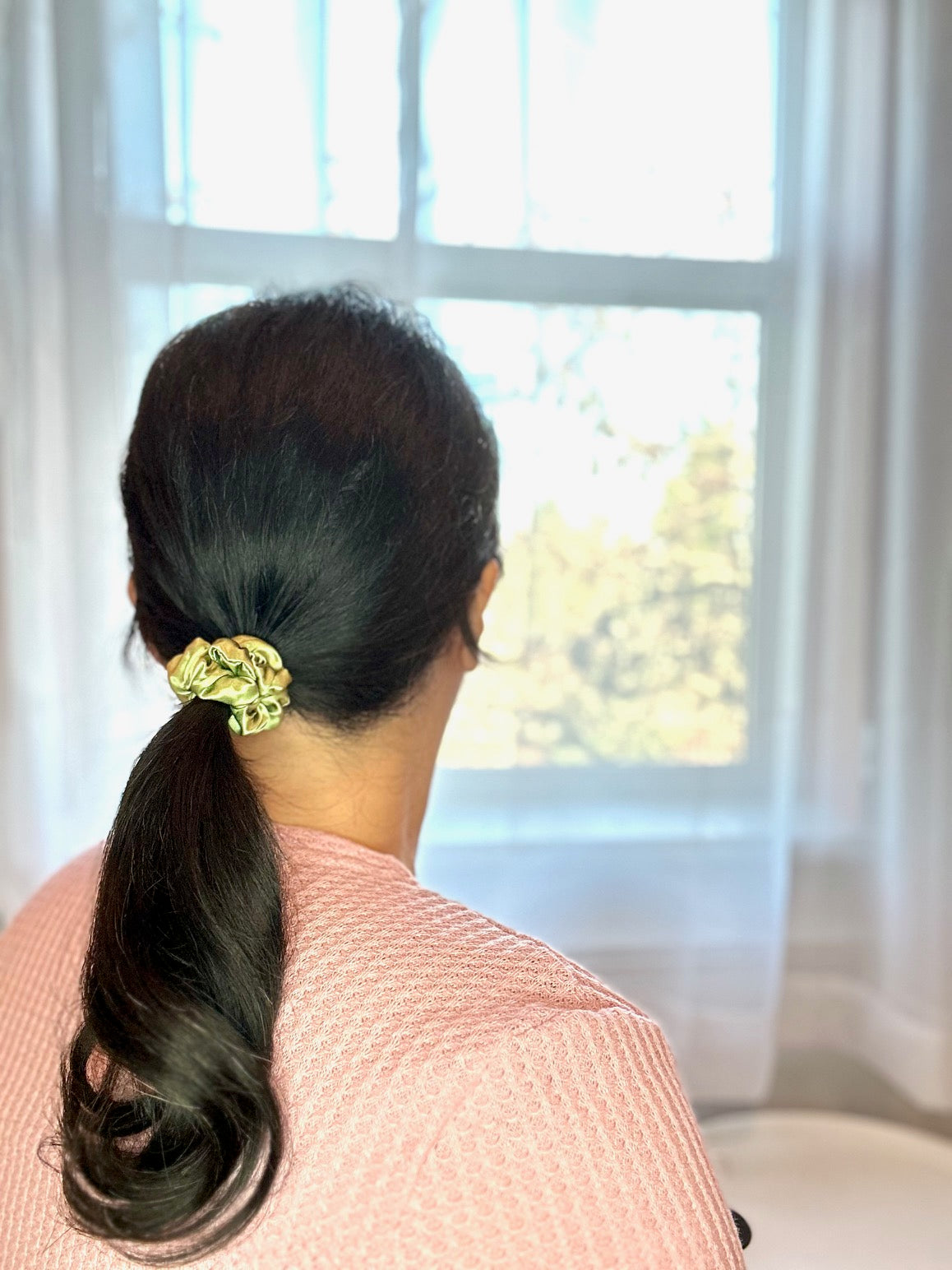 Jade - Mini - Mulberry Silk Scrunchie
