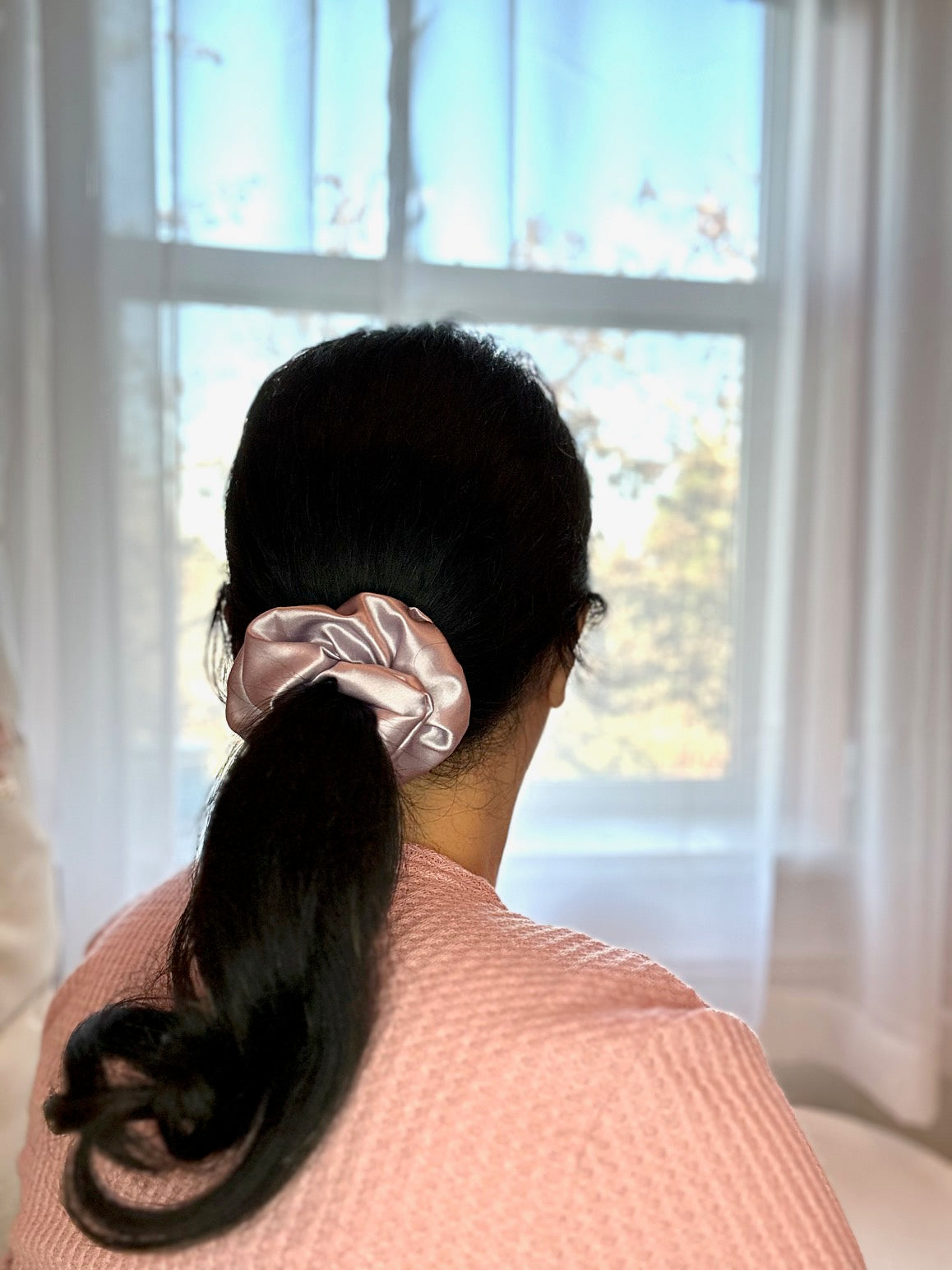 Lilac - Grande - Mulberry Silk Scrunchie