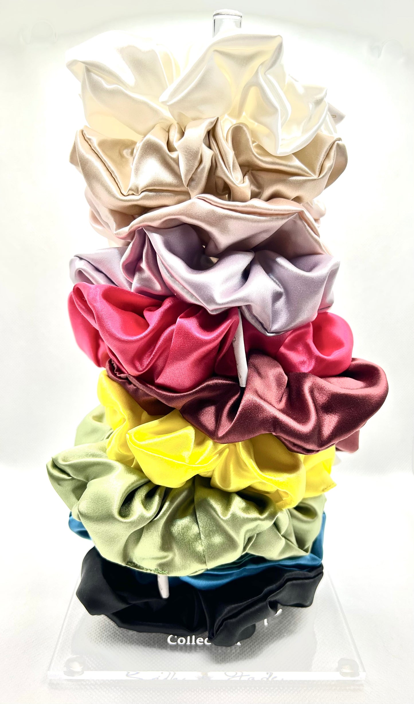 Jade - Grande - Mulberry Silk Scrunchie