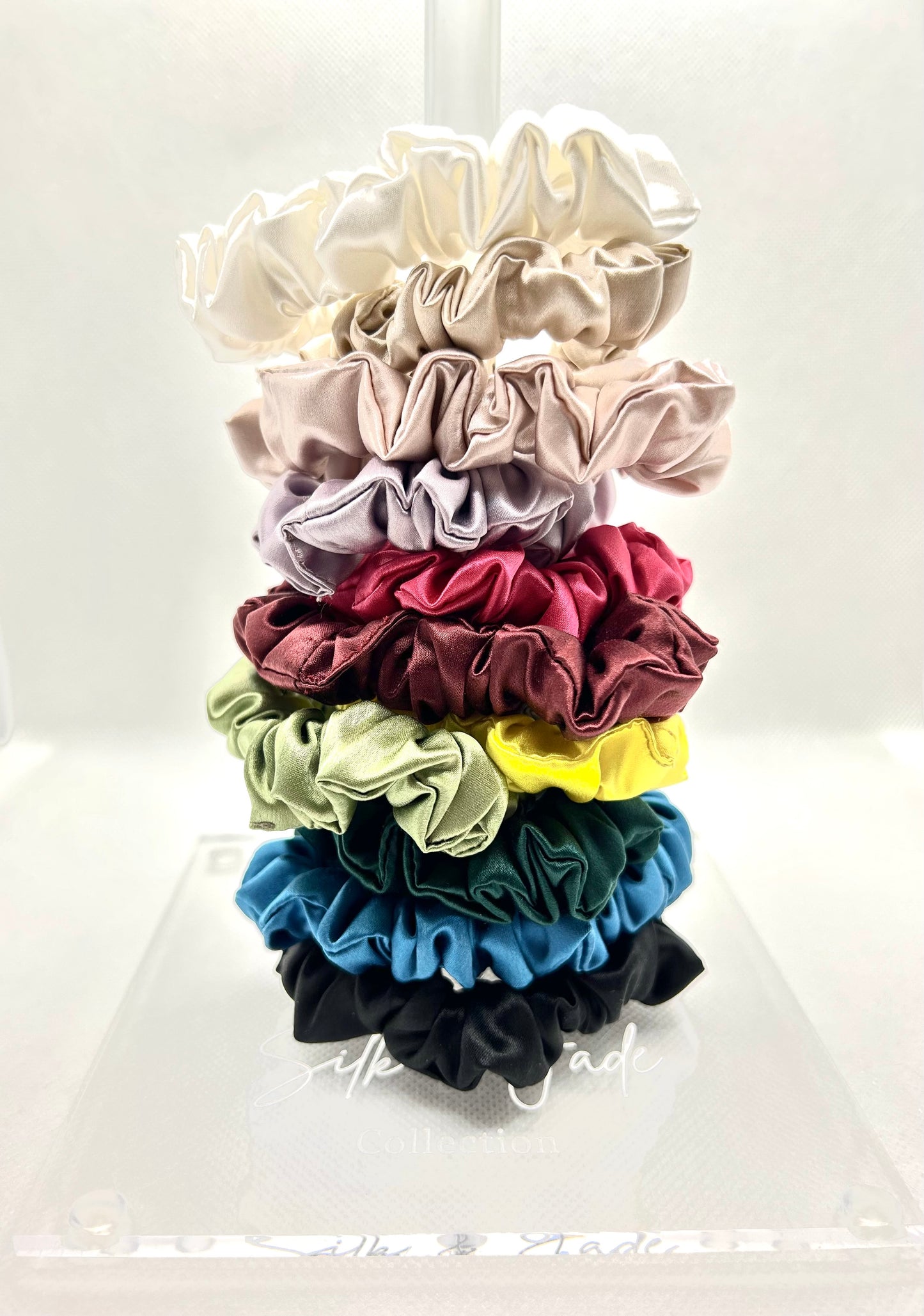 Merlot - Mini - Mulberry Silk Scrunchie