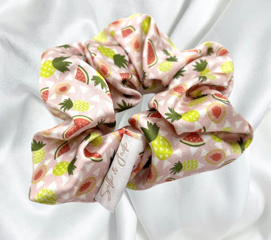 Watermelon Sugar - Grande - Mulberry Silk Scrunchie