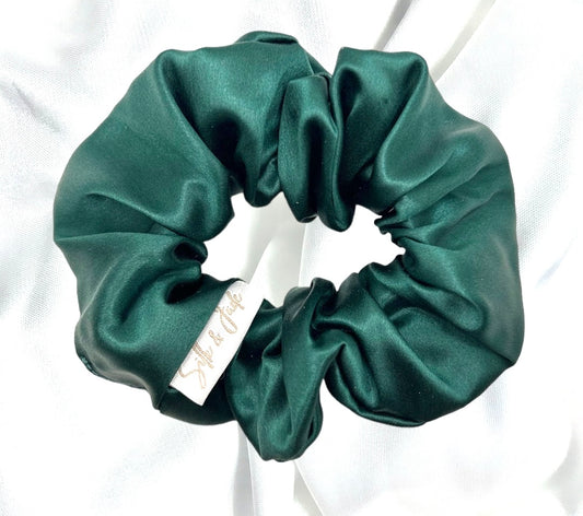 Emerald - Grande - Mulberry Silk Scrunchie