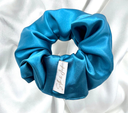 Sapphire - Grande - Mulberry Silk Scrunchie