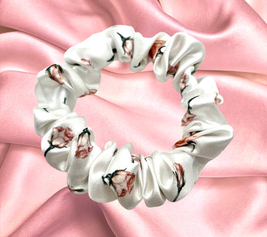 Rose - Mini - Mulberry Silk Scrunchie