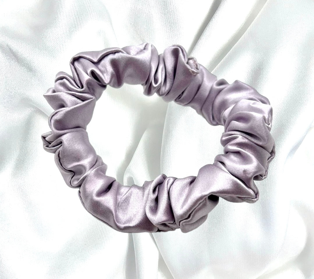 Lilac - Mini - Mulberry Silk Scrunchie