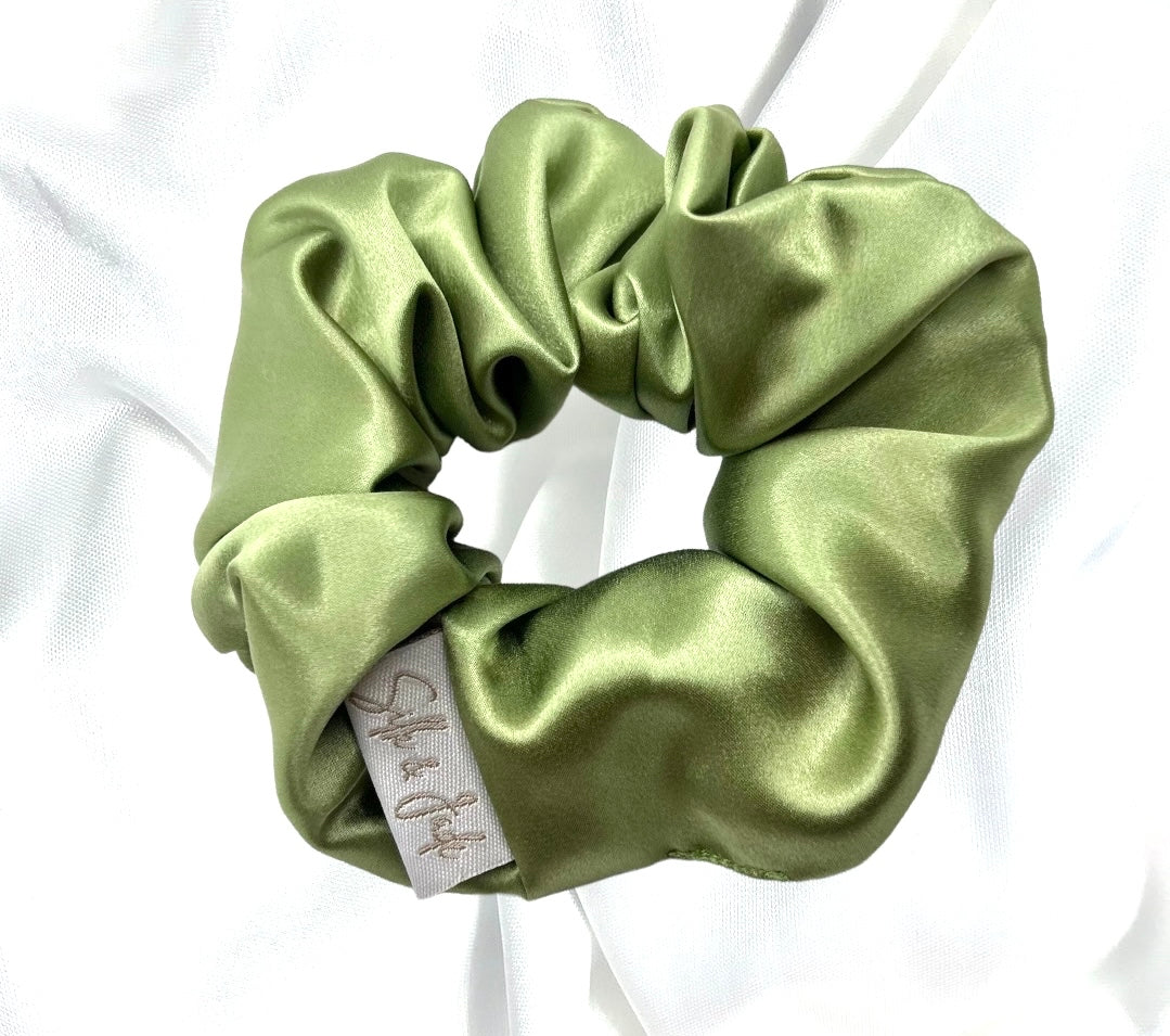 Jade - Grande - Mulberry Silk Scrunchie