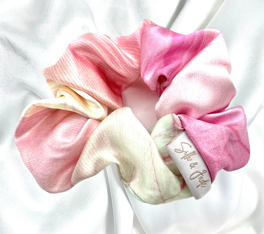 Peony - Grande - Mulberry Silk Scrunchie