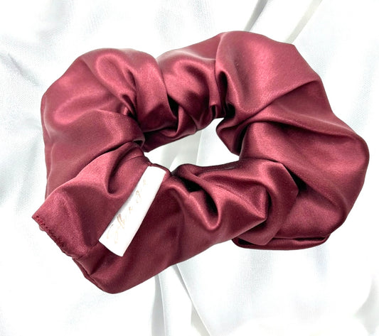 Merlot - Grande - Mulberry Silk Scrunchie