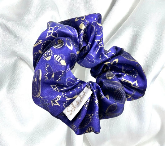 Nightingale - Grande - Mulberry Silk Scrunchie