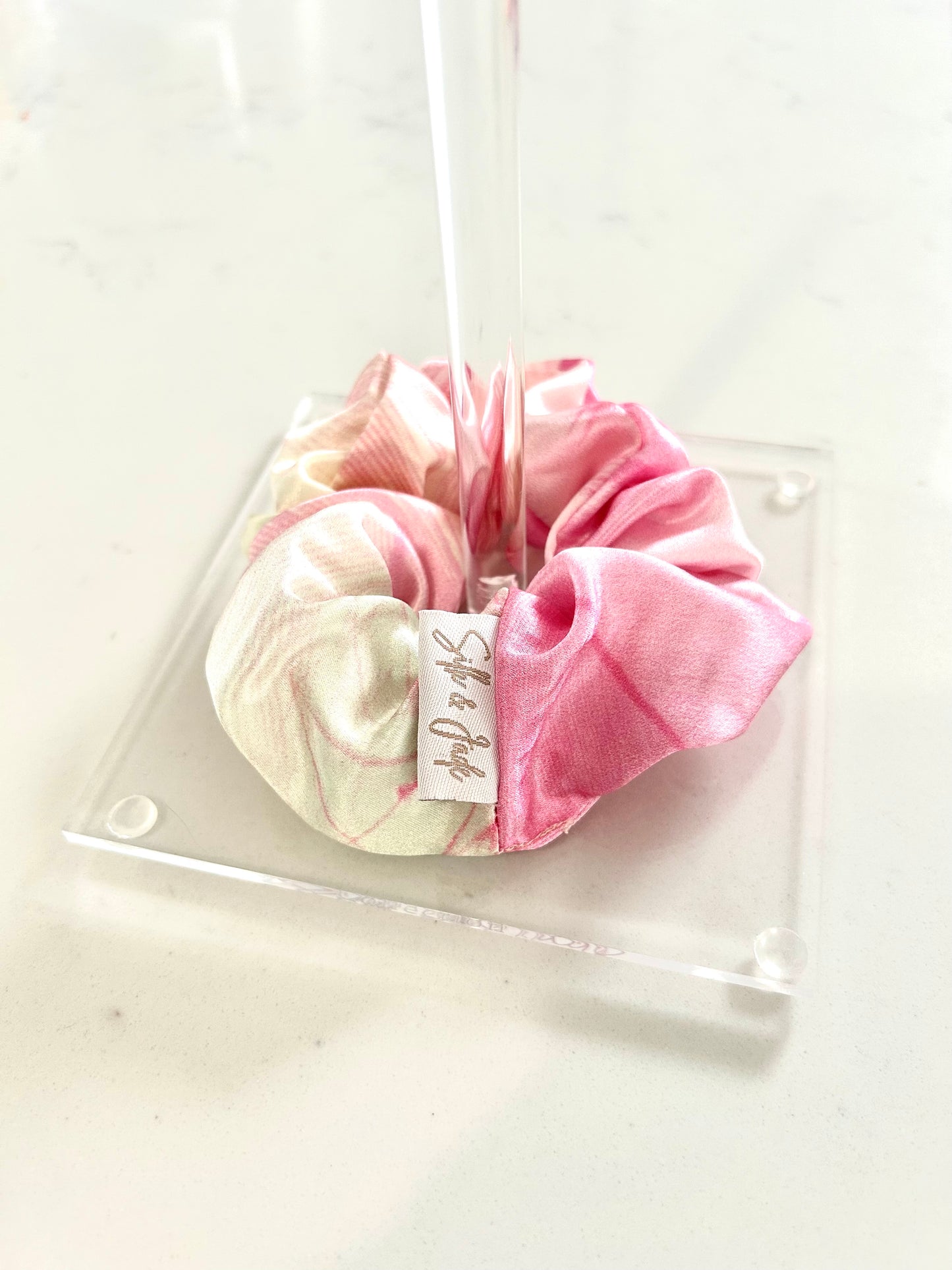 Peony - Grande - Mulberry Silk Scrunchie