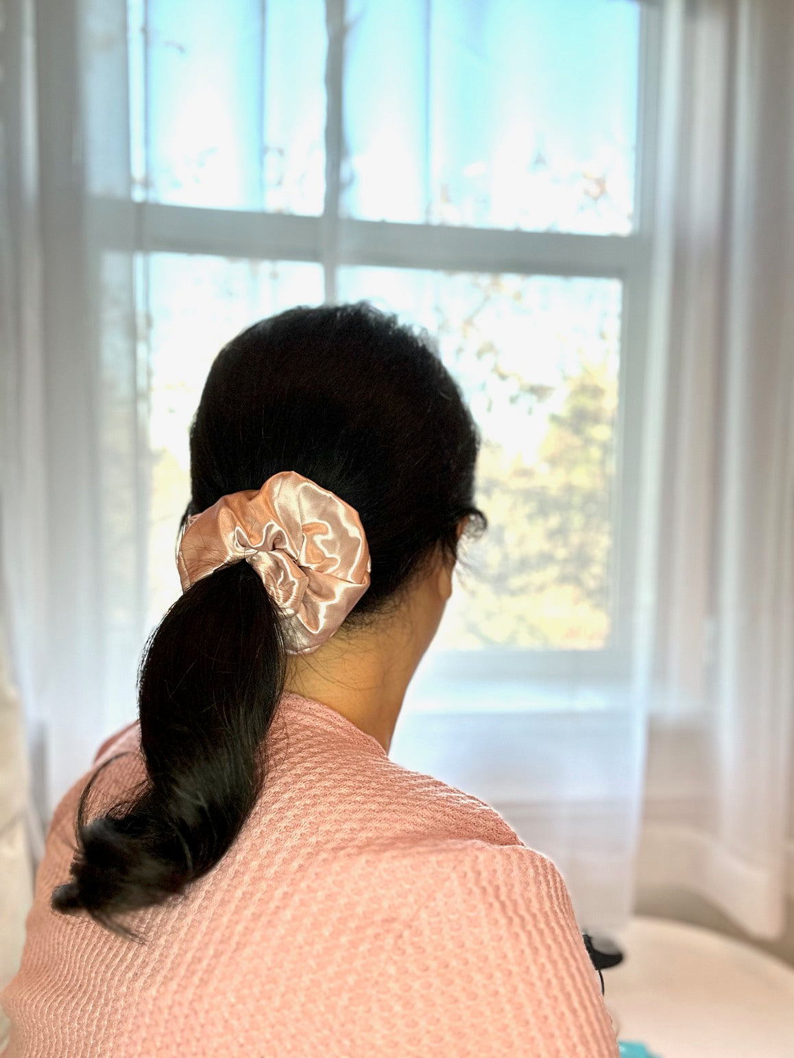 Blush - Grande - Mulberry Silk Scrunchie