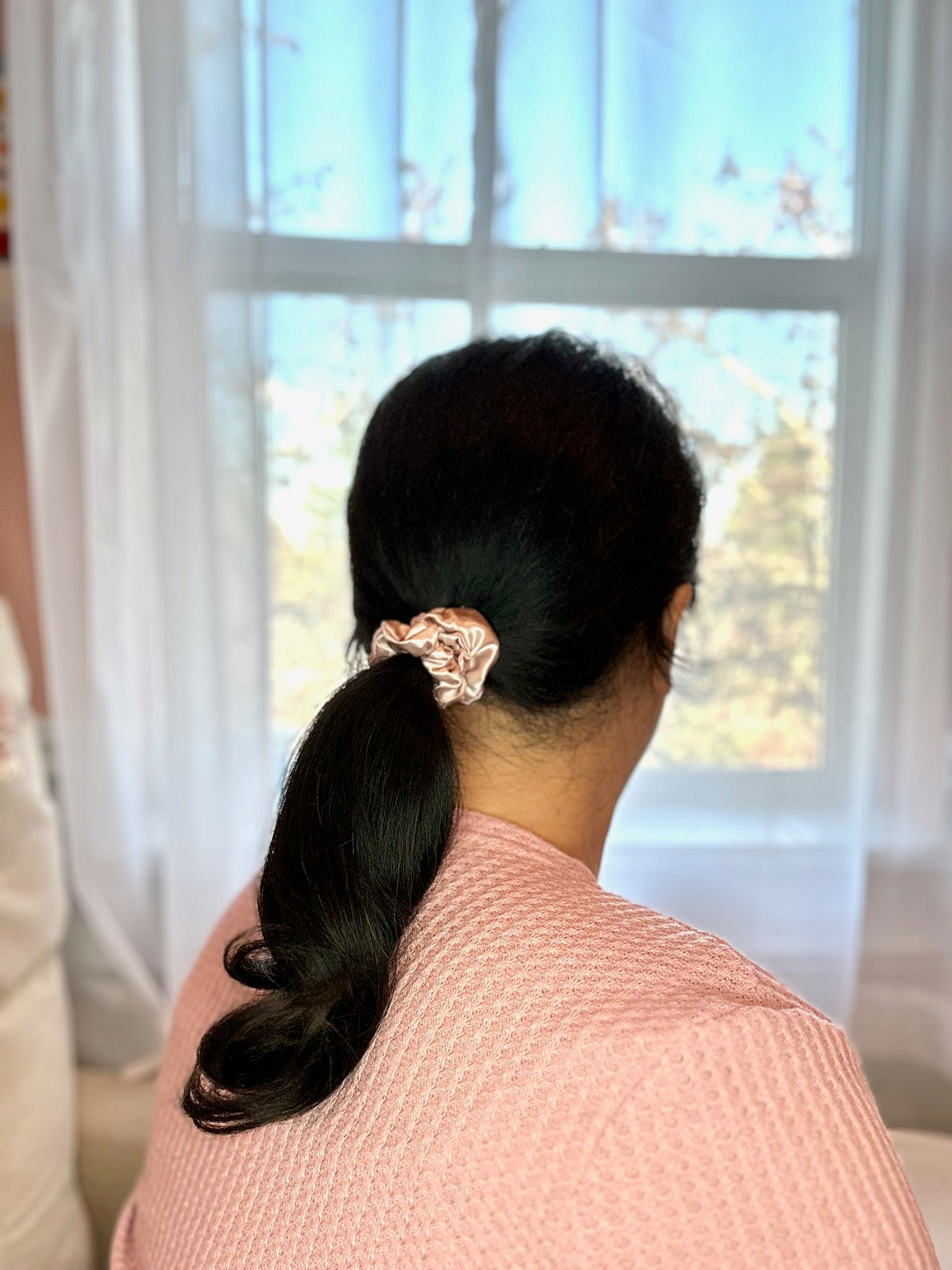 Blush - Mini - Mulberry Silk Scrunchie