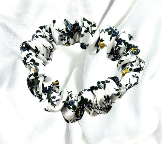 Forget Me Not - Mini - Mulberry Silk Scrunchie