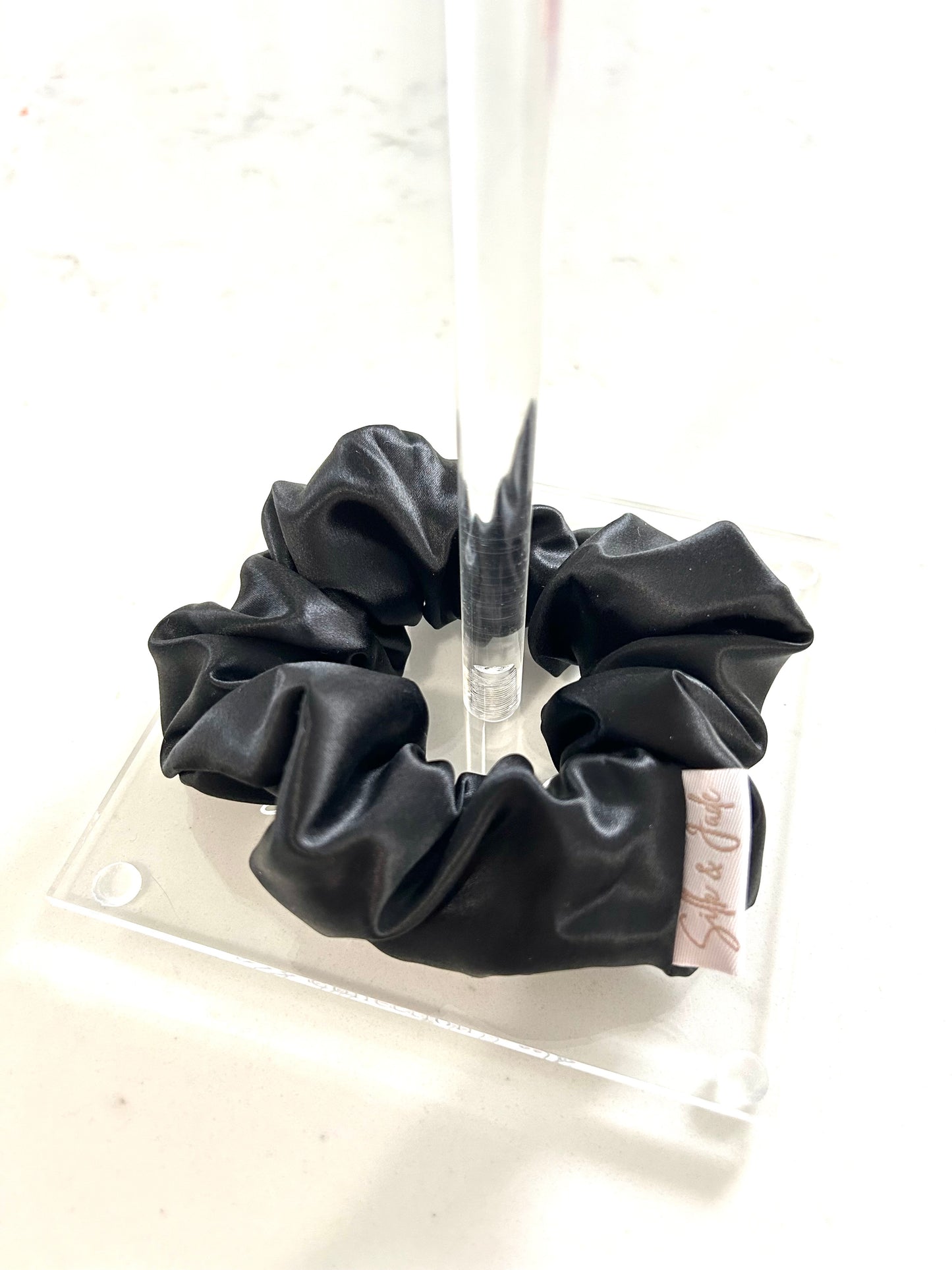 Onyx - Grande - Mulberry Silk Scrunchie