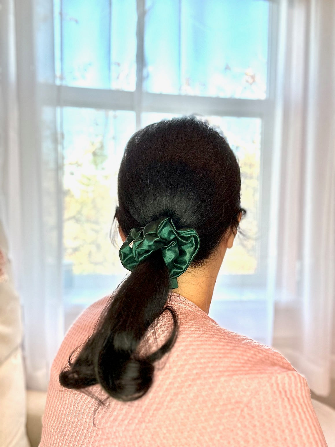 Emerald - Grande - Mulberry Silk Scrunchie