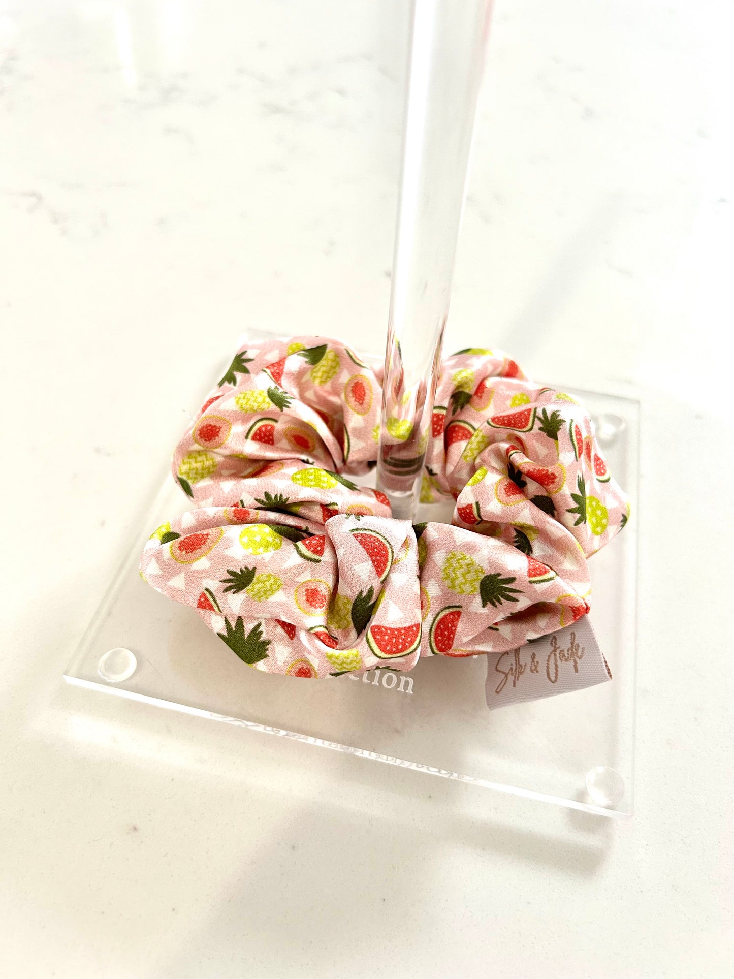 Watermelon Sugar - Grande - Mulberry Silk Scrunchie