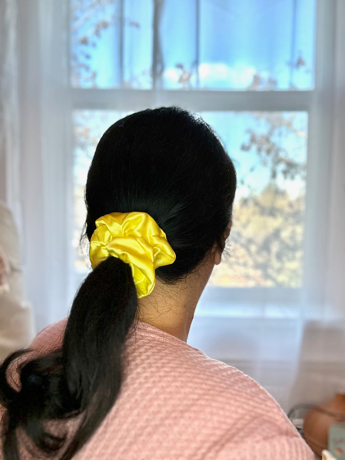 Lemon Drop - Grande - Mulberry Silk Scrunchie