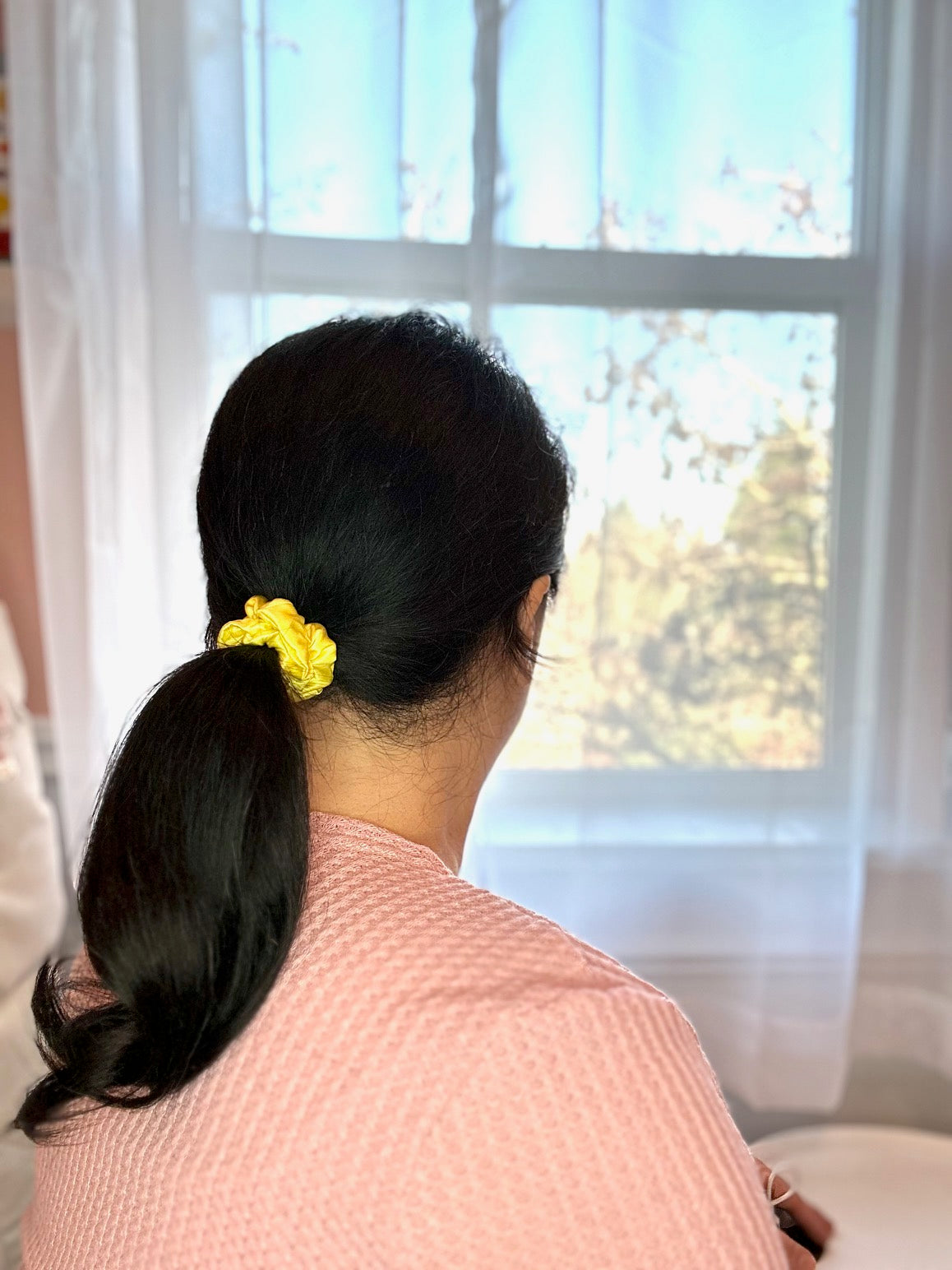 Lemon Drop - Mini - Mulberry Silk Scrunchie