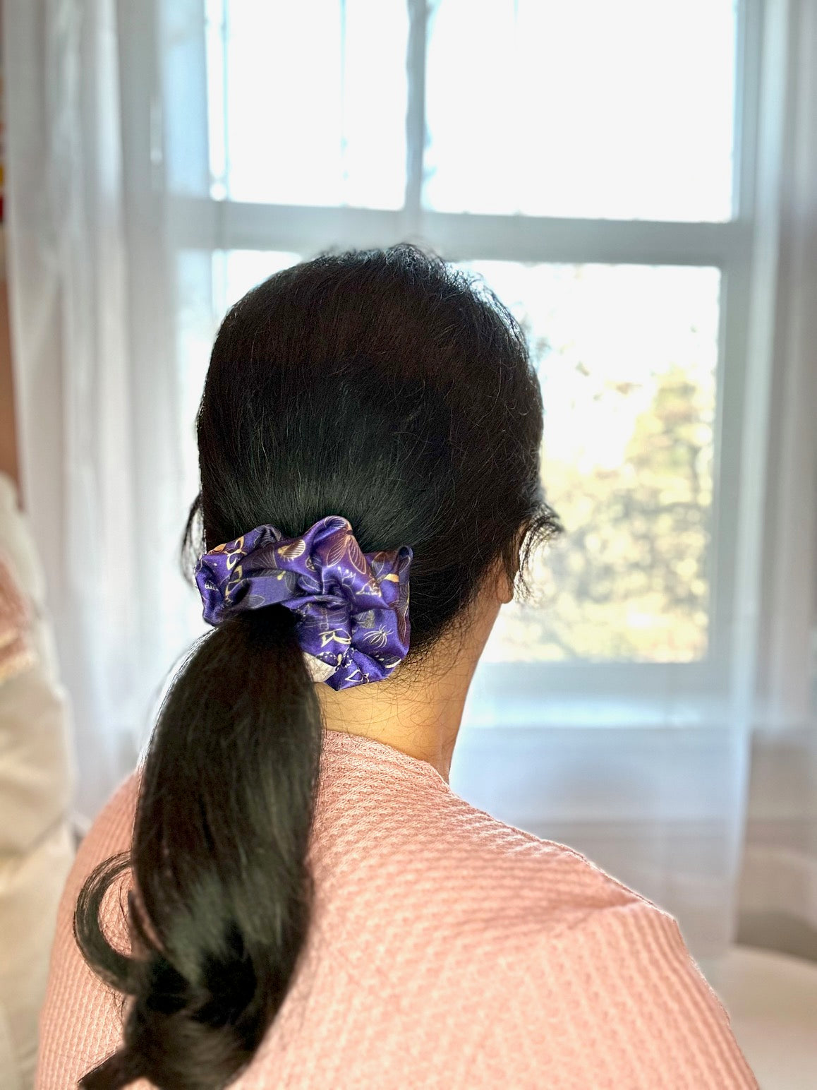 Nightingale - Grande - Mulberry Silk Scrunchie