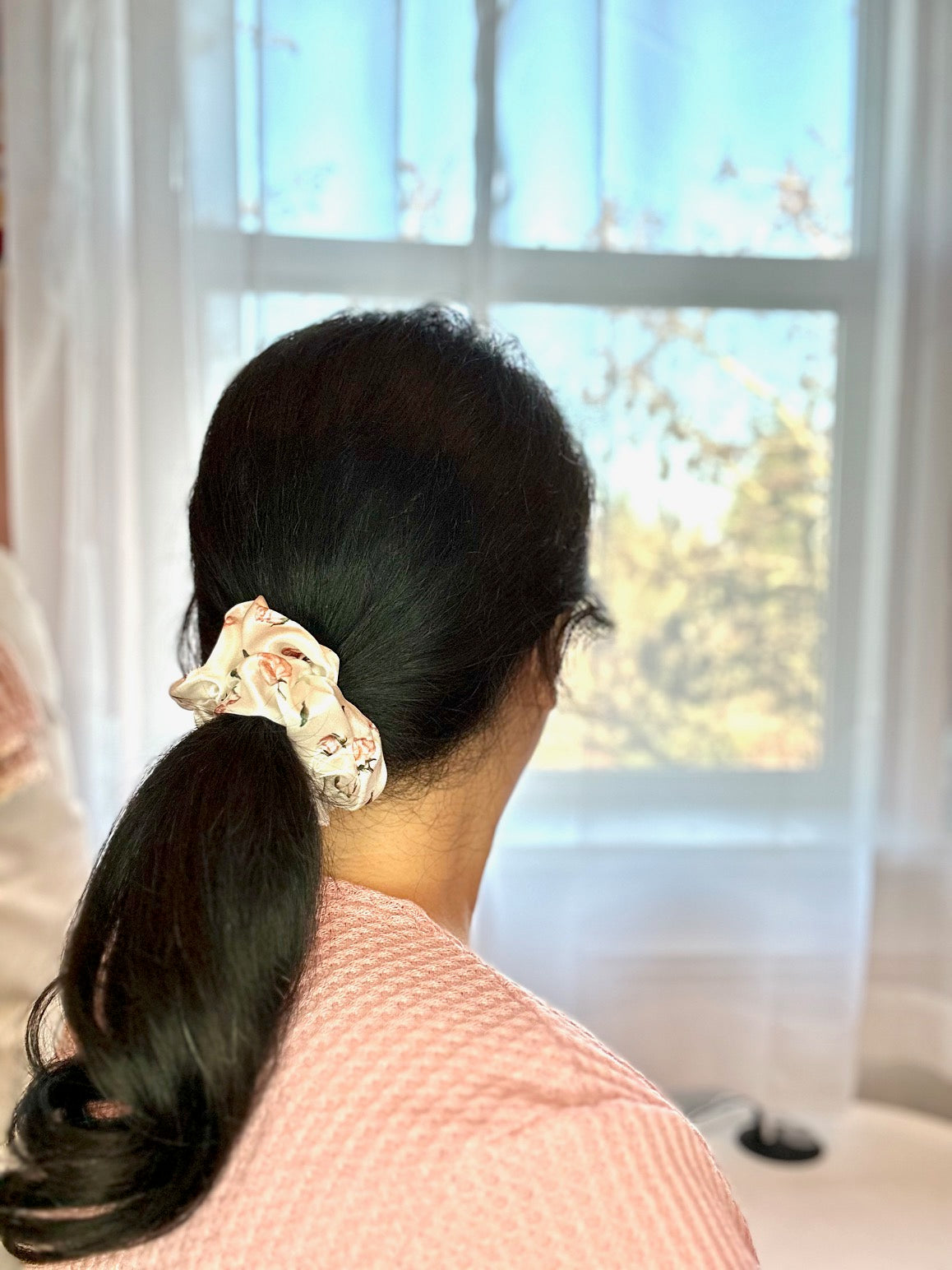 Rose - Grande - Mulberry Silk Scrunchie